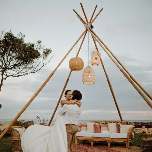 Bamboo Teepee