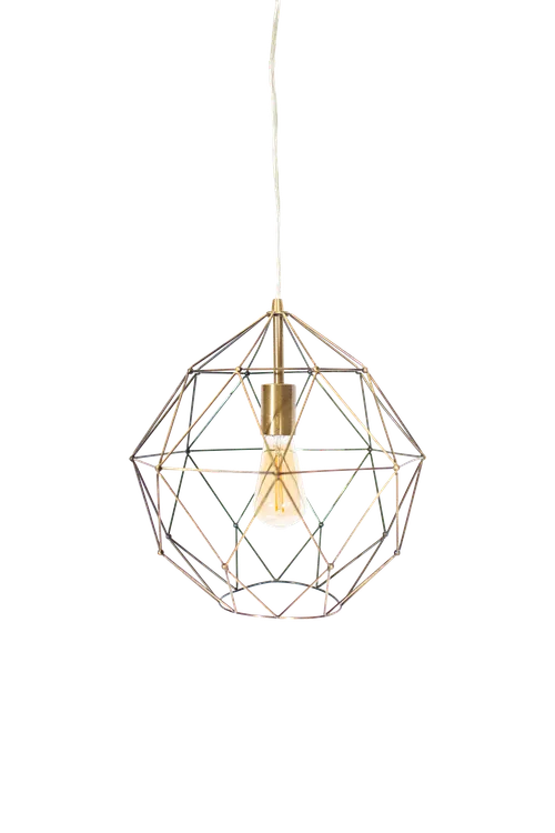 Gold Geo Pendant