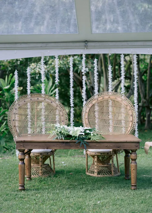 King & Queen Peacock Chairs