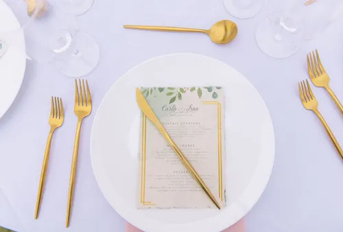 Gold Flatware Set