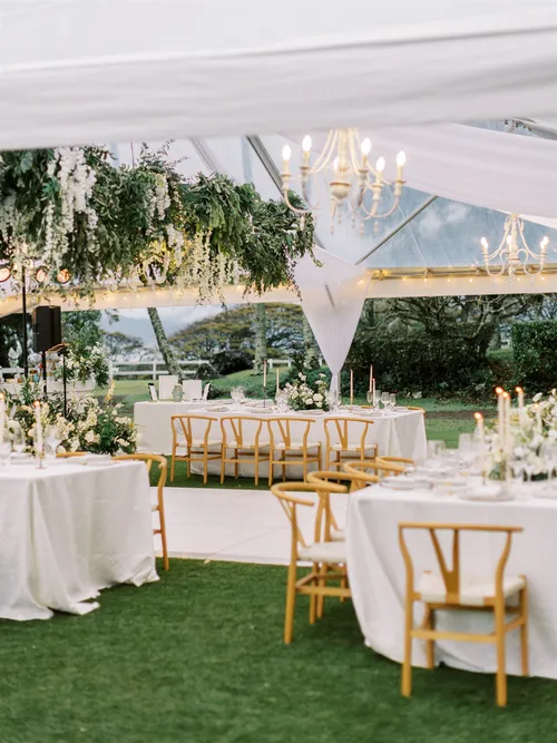 Standard Tent Pole Draping