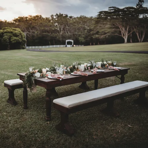 Brown Farm Table