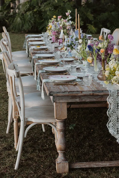 White Oak Sweetheart Farm Table