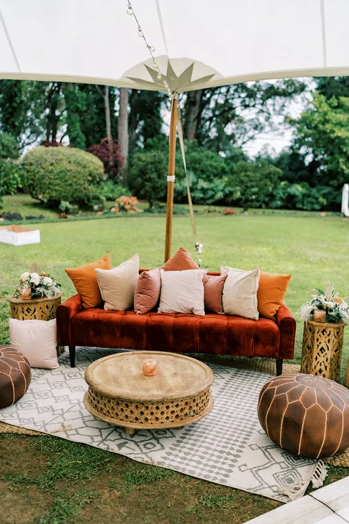 Maroon Couch