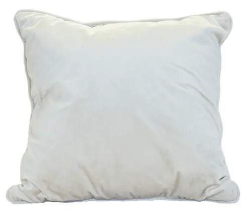 Ivory Velvet Pillow