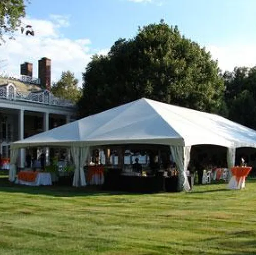 40x40 White Track Tent