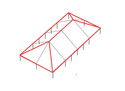 Corner to Peak Lighting (40x80 Track Tent)