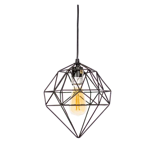 Black Geo Pendant