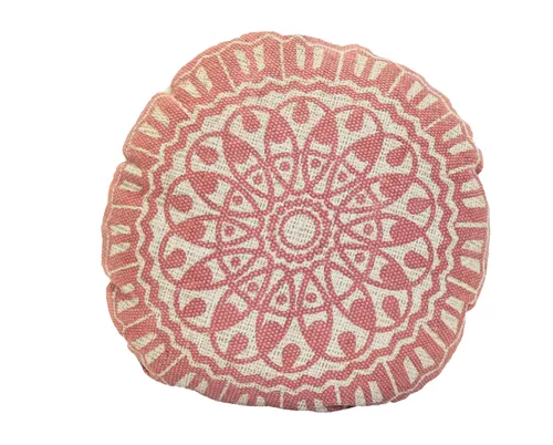 Pink Medallion Pillow