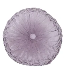 Lavender Velvet Round Pillow