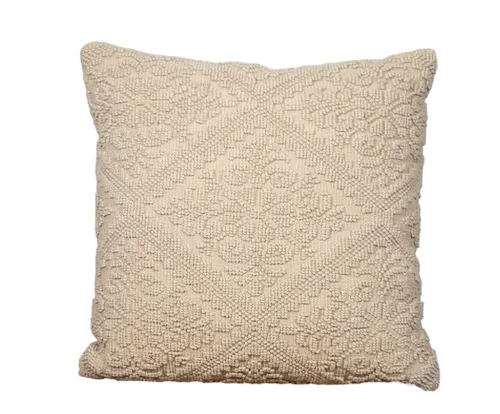 Tan Textured Pillow