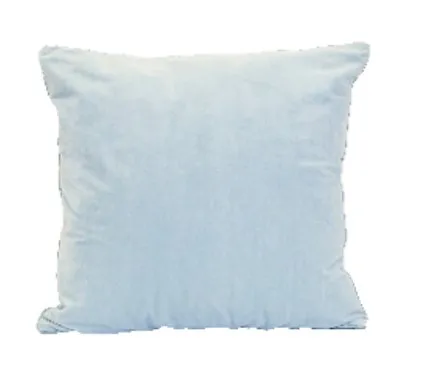 Baby Blue Velvet Pillow 