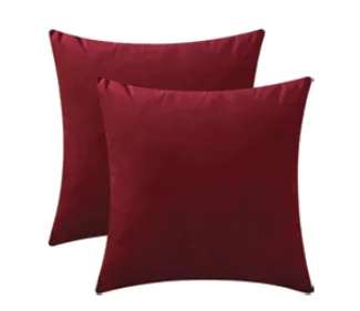 Maroon Velvet Pillow