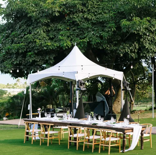 10x10 White High Peak Tent