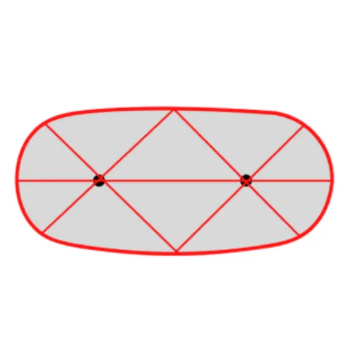 Aerial Lighting (44x63 Sailcloth Tent)