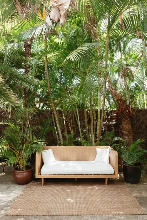 Oahu Cane Webbing Sofa