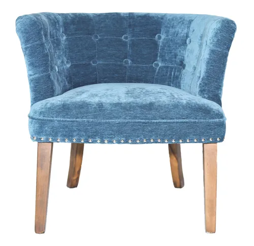 Teal Tufted Chair