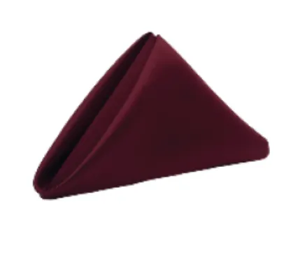 Maroon Polyester Napkin (20
