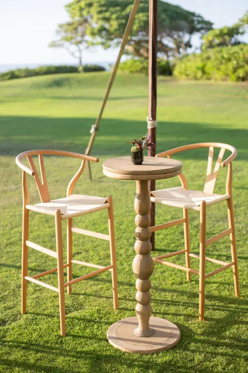Wishbone High Cocktail Chair