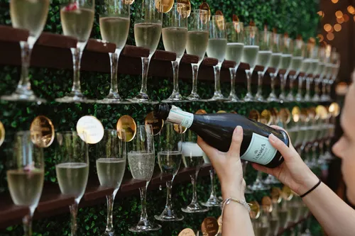 Champagne Wall
