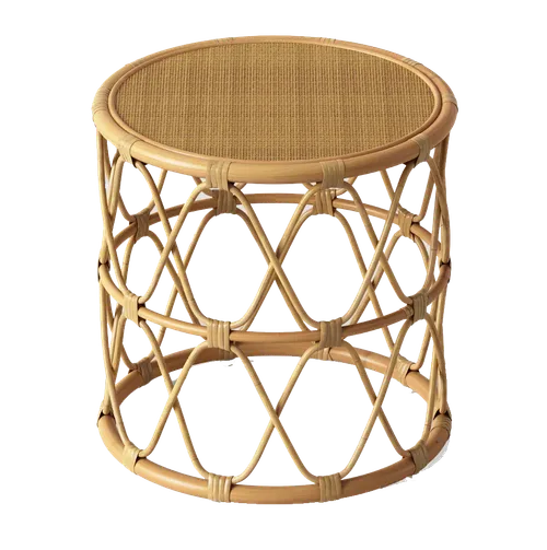 Rattan Side Table