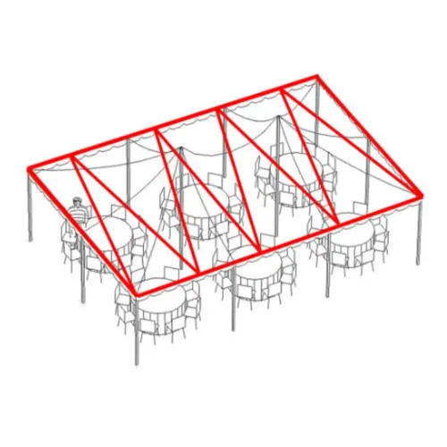 Zig Zag Lighting (40x60 Track Tent)