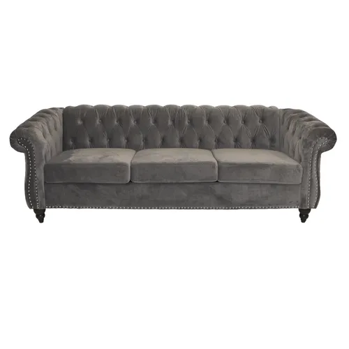 Grey Chesterfield Sofa