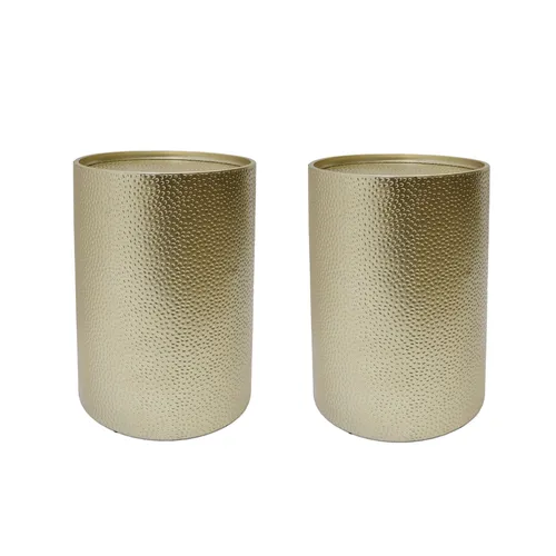 Hammered Gold Side Table