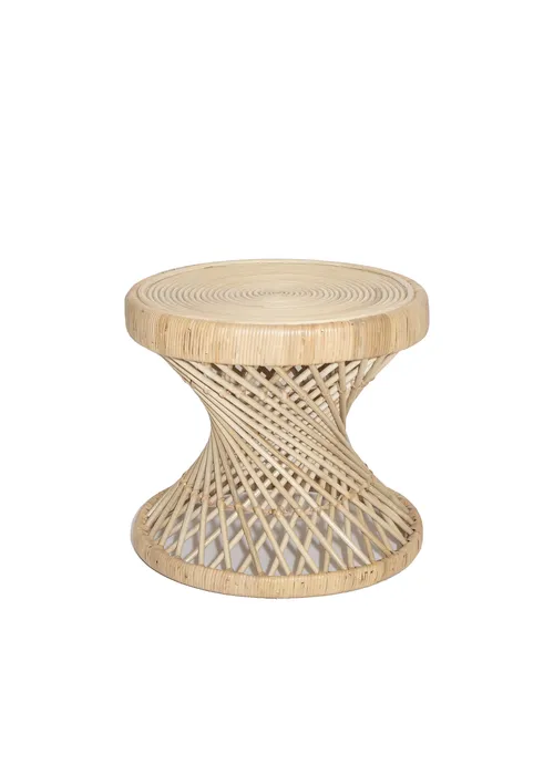 Rattan Spun Side Table