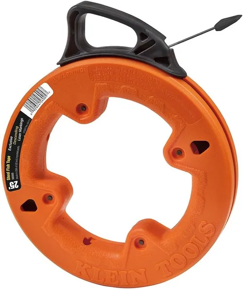 25 ft. Fish Tape 1/4 in. W Steel Blade