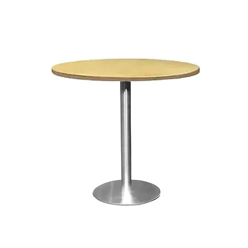 LES Round Bistro Table - Flat Base - Ashwood - 80 cm
