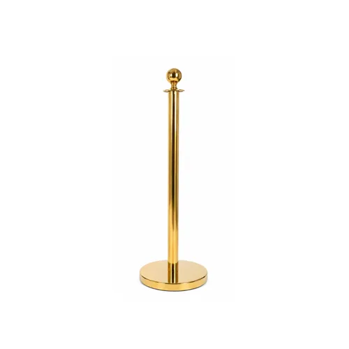 LES Barrier Rope Stand - Gold (Globe) - V3