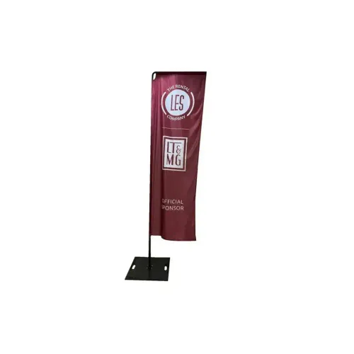 LES Brandable Beachflag Pole & Base