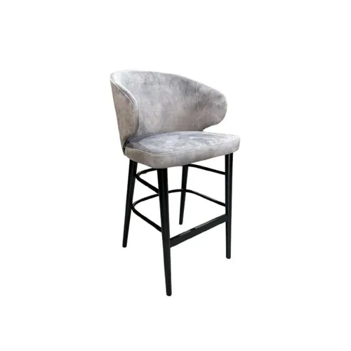 LES Art Deco Barstool - Gray
