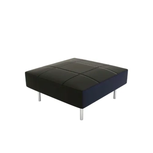 LES Endless Yacht Leather Seat - Square - Black