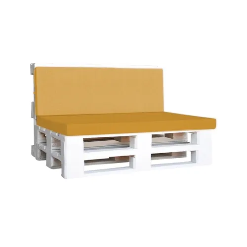 LES White Pallet Sofa - Yellow