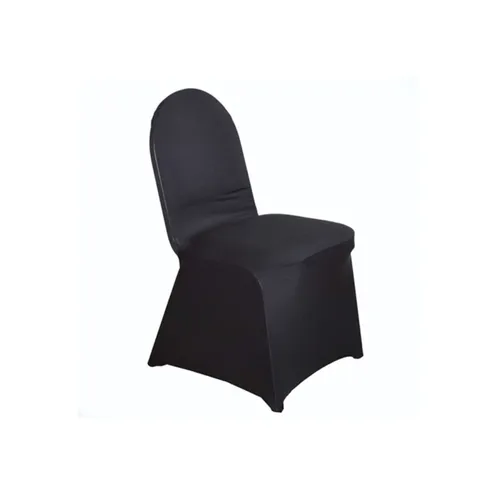 LES Black Spandex Cover for Banquet Chair