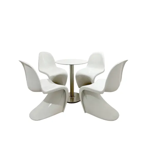 LES Round Bistro Set - Panton Chair