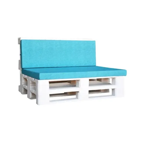 LES White Pallet Sofa - Turquoise