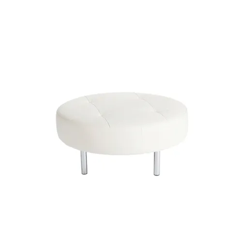 LES Endless Yacht Leather Seat - Round - White