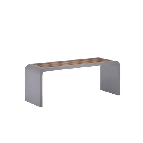 LES Steel Bench - Silver