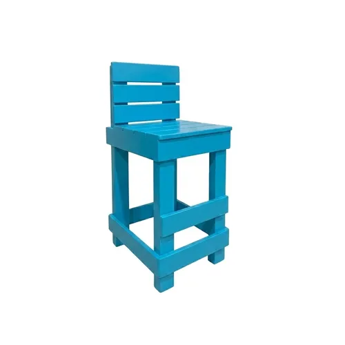 LES Pallet Barstool - Turquoise