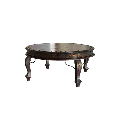 LES Handcrafted Round Arabic Coffee Table - L - 100 cm