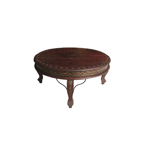 LES Handcrafted Round Arabic Coffee Table - M - 60 cm