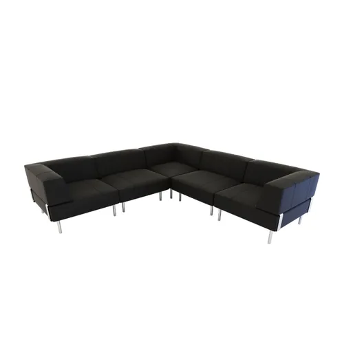 LES Endless L-Shape Sofa - Black