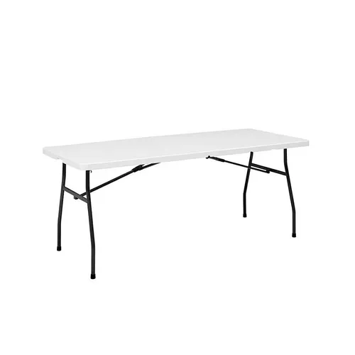 LES Portable Plastic Foldable Table - 76 x 152 cm