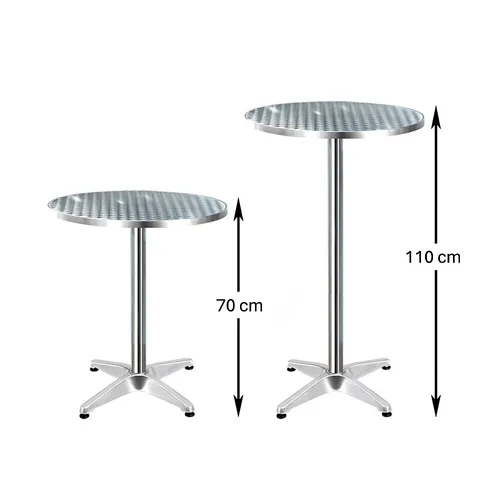  LES Round Folding Cocktail & Bistro Table - 60 cm