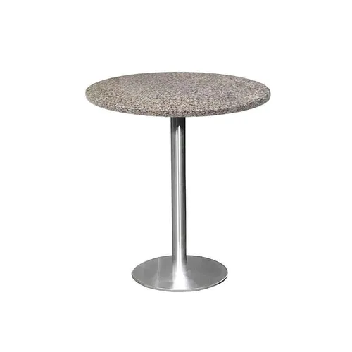 LES Round Bistro Table - Flat Base - Granite - 70 cm