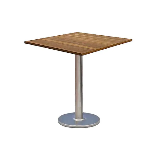 LES Square Bistro Table - Walnut - 80 x 80 cm