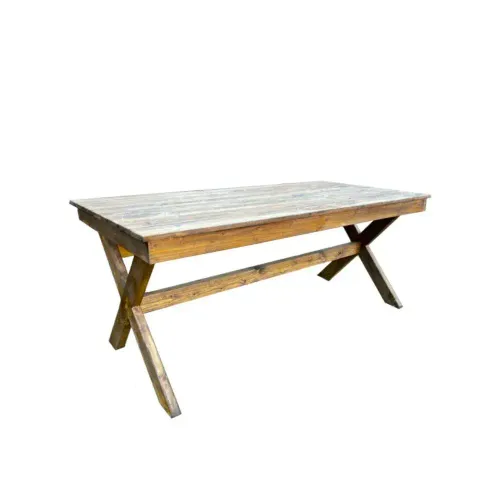 LES Real Wood Traditional Picnic Table - 70 x 160 cm